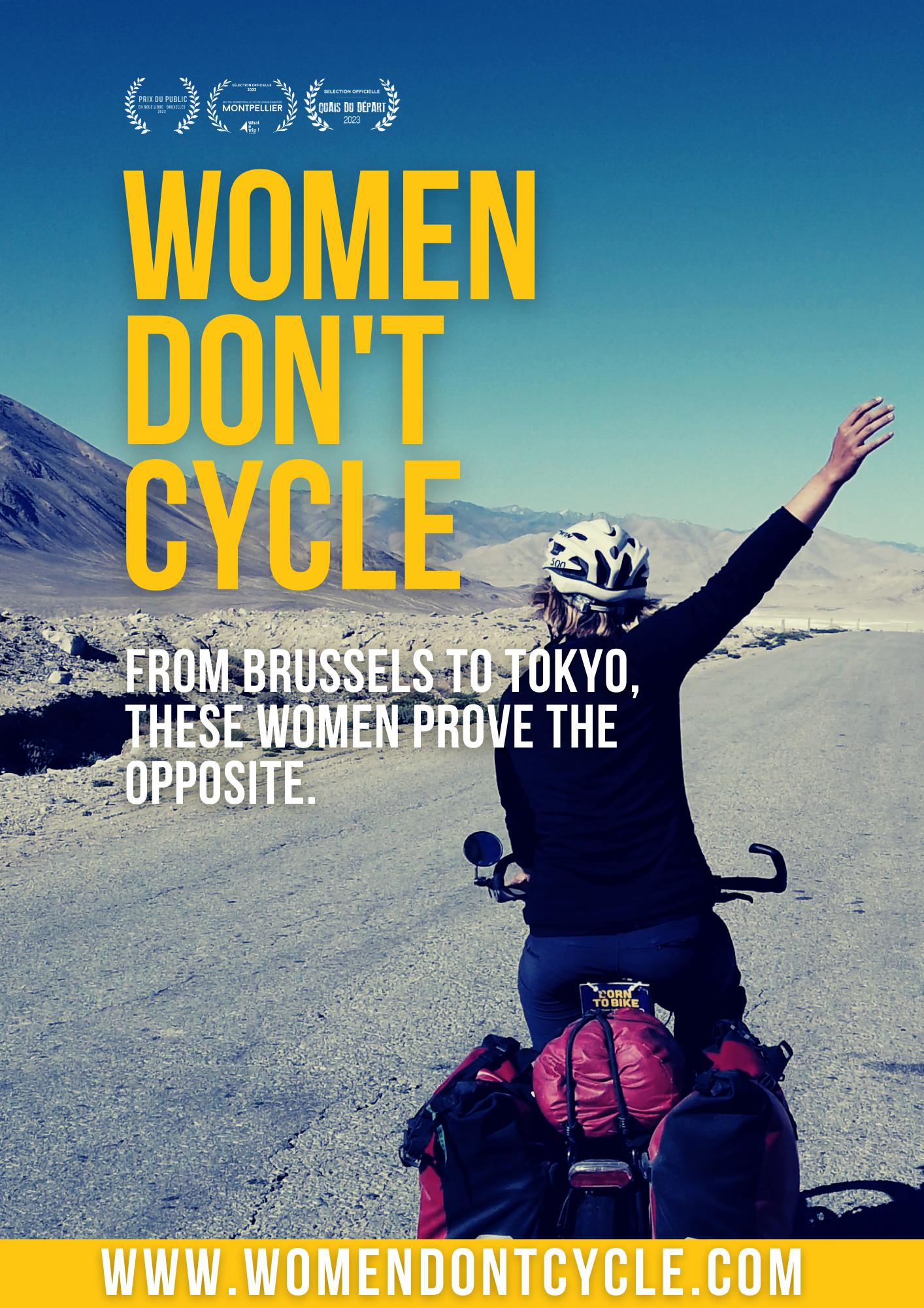 Women Don't Cycle Poster 